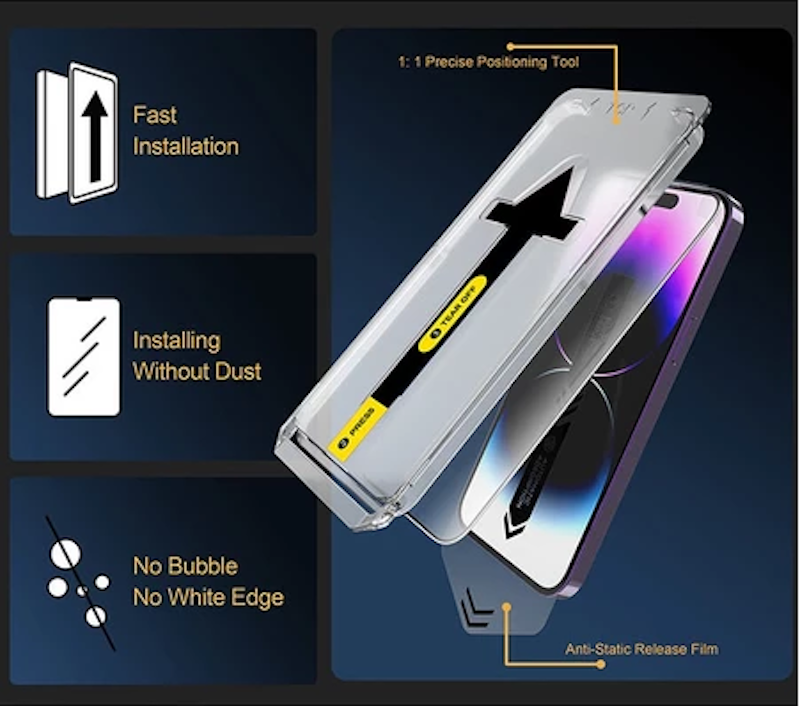 CrystalPlay Tempered Glass Screen Protector 3