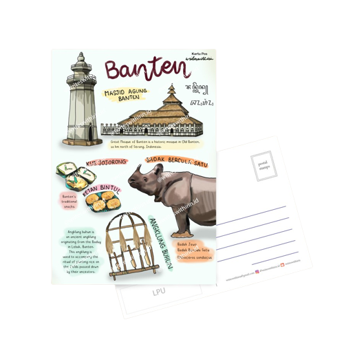 Kartu Pos Rangkuman Daerah Indonesia