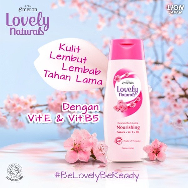 Wings Emeron Lovely Naturals Hand and Body Lotion Nourishing