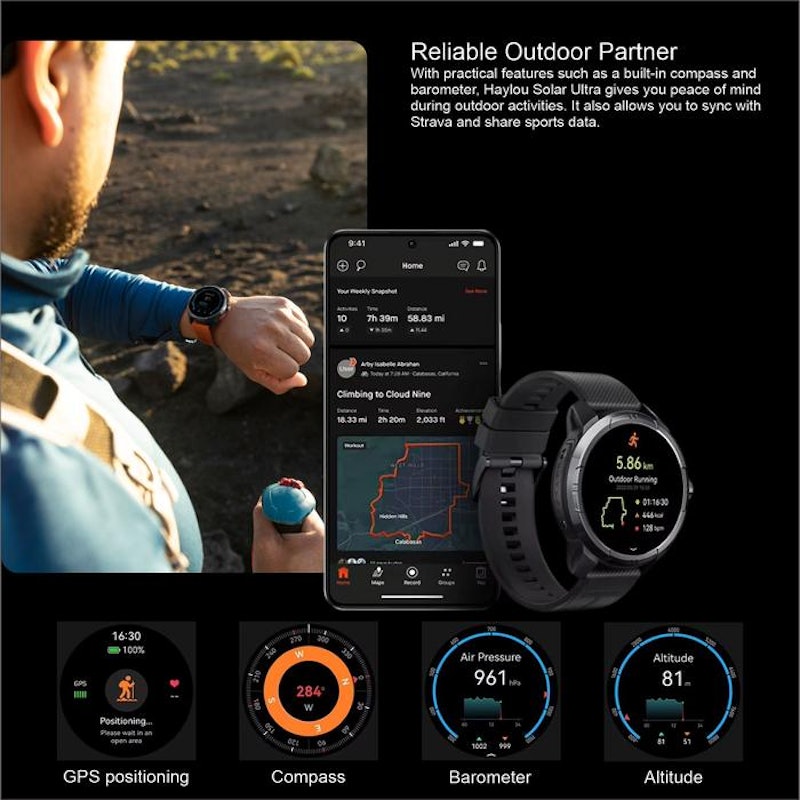 Haylou Solar Ultra SmartWatch 2