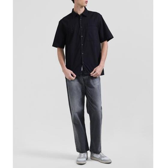 Kasih Kurnia Sejati Emba Denim Giorgio Kemeja Pria Lengan Pendek