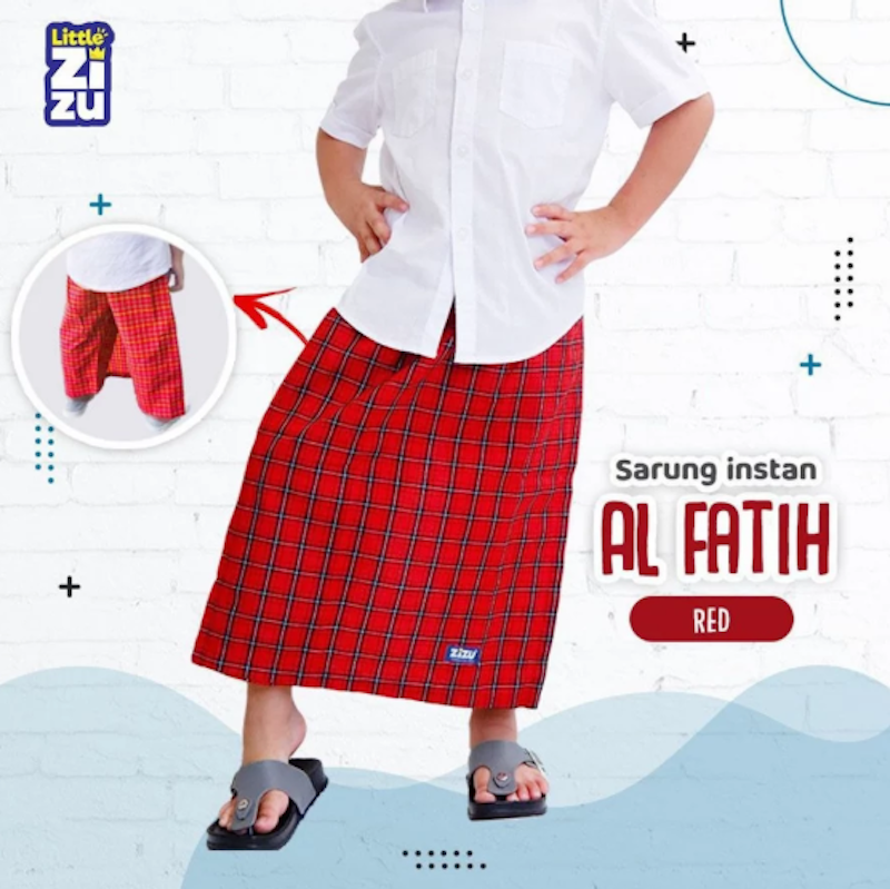 Little Zizu Sarung Celana Anak Al Fatih Motif Kotak-Kotak 2