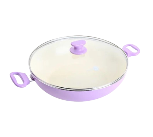 GreenPan Delight Lavender Covered Wok 32 cm