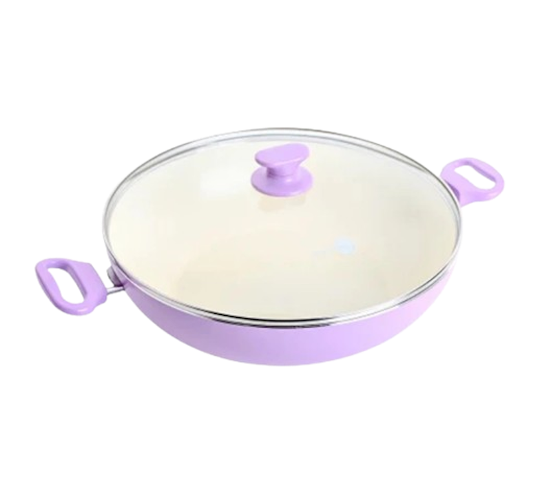GreenPan Delight Lavender Covered Wok 32 cm 1
