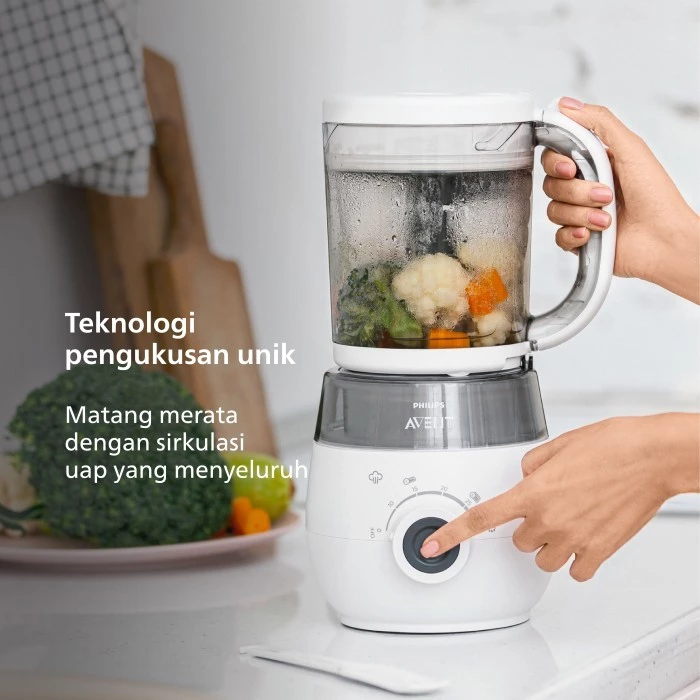 Philips Electronics Philips Avent 4-in-1 Healthy Baby Food Maker SCF883/01