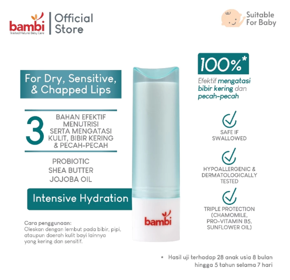 Bambi Bambi Baby Vegan Lip Balm 