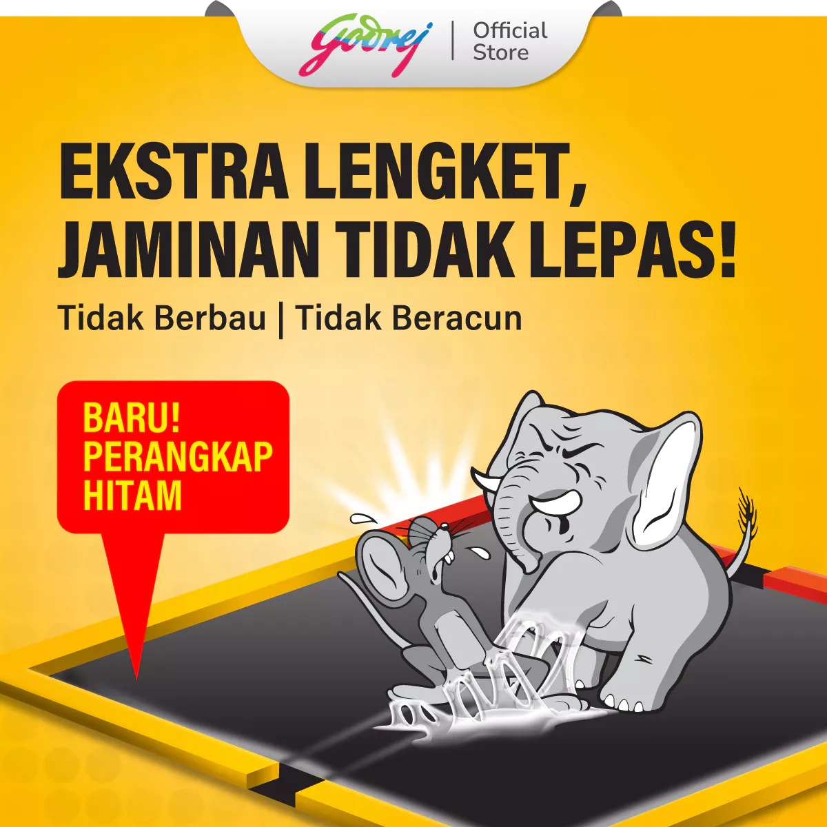 Godrej Cap Gajah Lem Perangkap Tikus