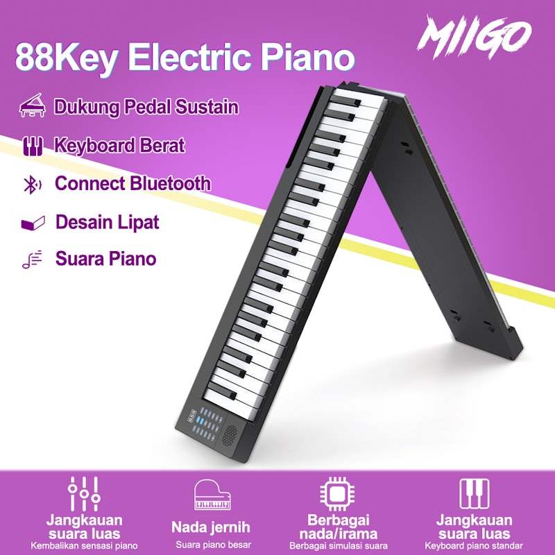 MIIGO 88-Key Folding Piano 2