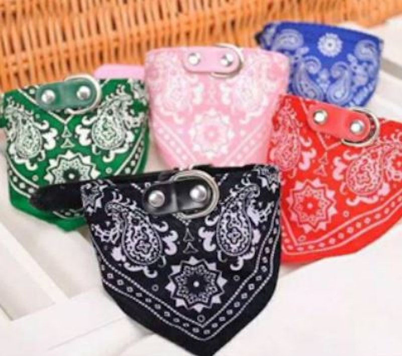 Dog Collar Cowboy Scarf Bandana 2