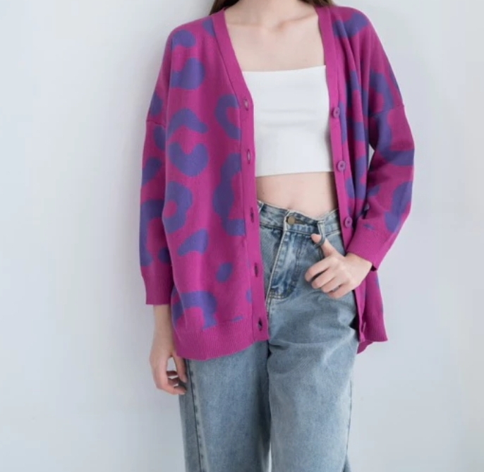 Alln Knitwear Alln Knitwear Zalova Cardigan Rajut Oversize