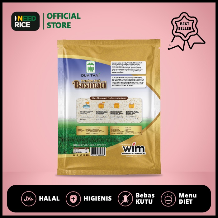 Wahana Inti Makmur Dua Tani Premium Gold Basmati