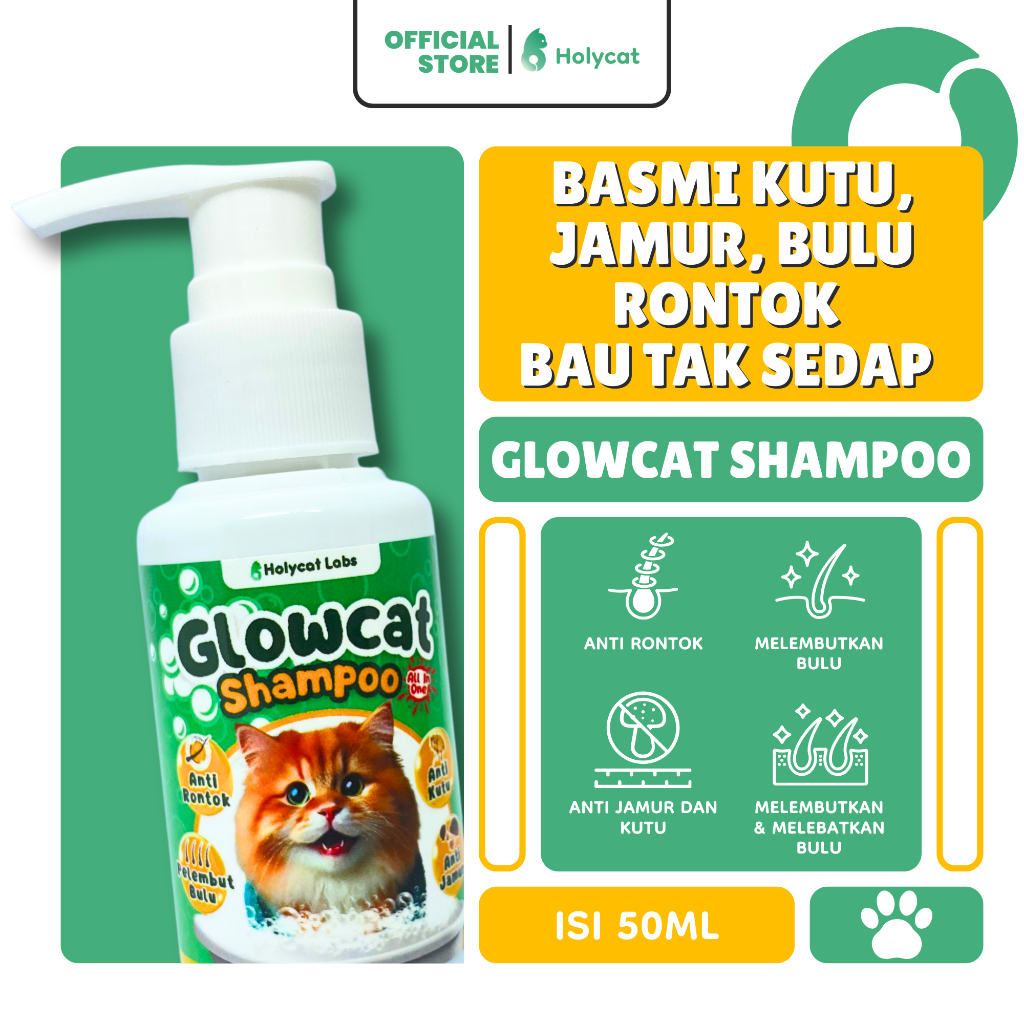 Holycatlabs  Holycatlabs Glowcat Shampoo All In One