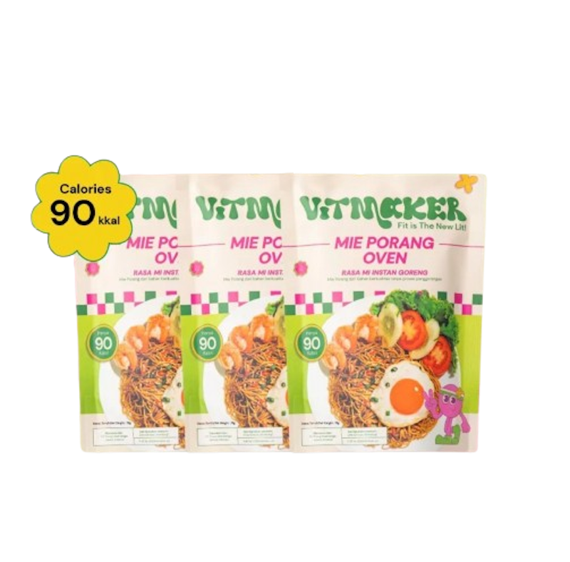 Vitmaker Mie Porang Oven Rasa Mi Instan Goreng 1