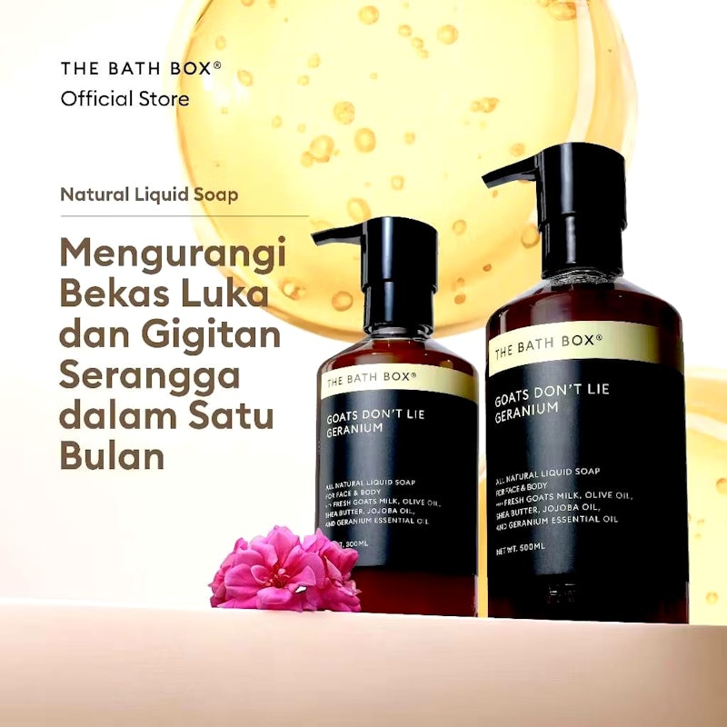Goats Don't Lie Geranium Liquid Soap 2