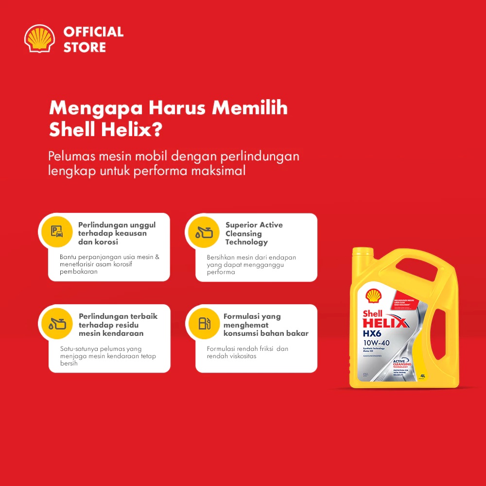 Shell Manufacturing Indonesia Shell Helix HX6 10W-40