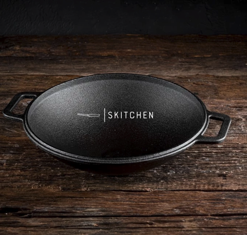 SKITCHEN Cast Iron Merauke Wok 4