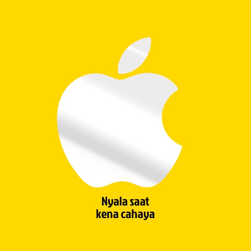 Cutting Sticker Apple 3