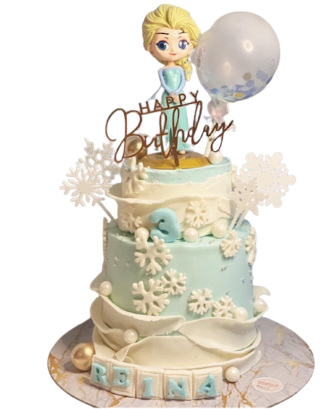 Custom Kue 2 Tingkat Frozen 1