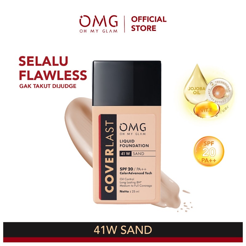 Coverlast Liquid Foundation 41W Sand Serum 2