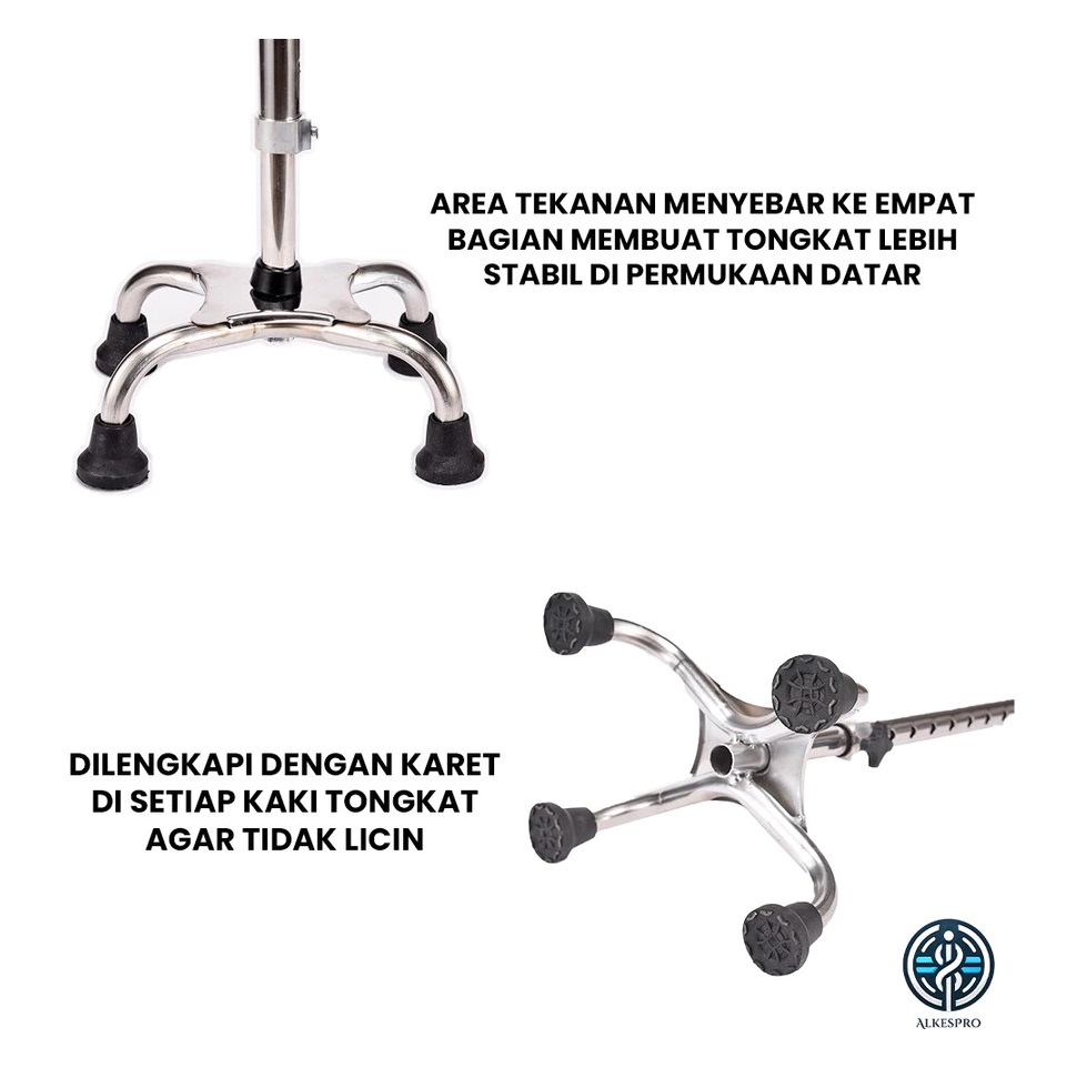  ALKESPRO Tongkat Kaki 4 