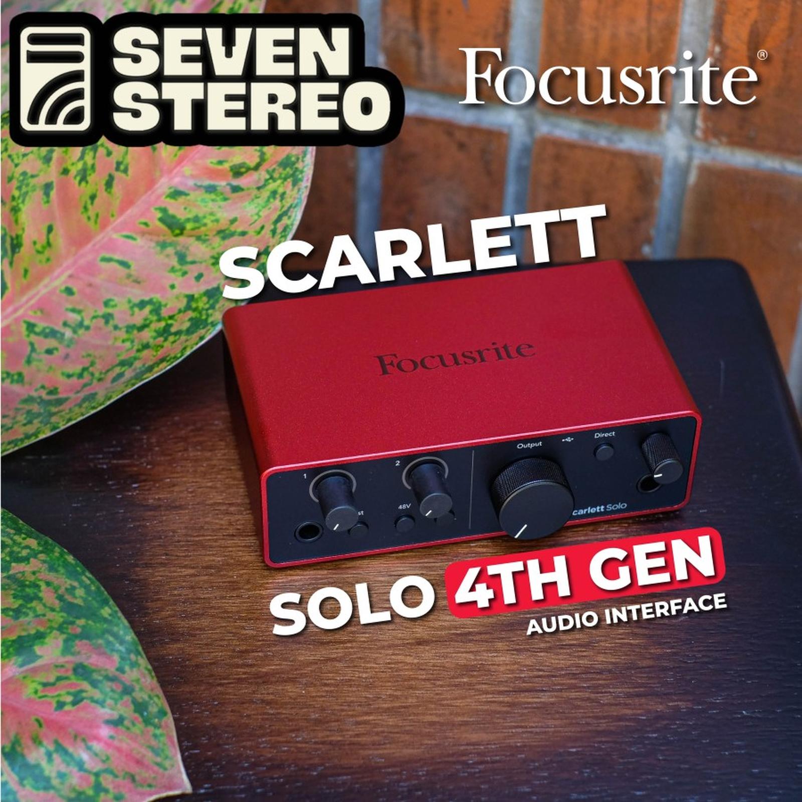 Focusrite Scarlett Solo 4th Generation