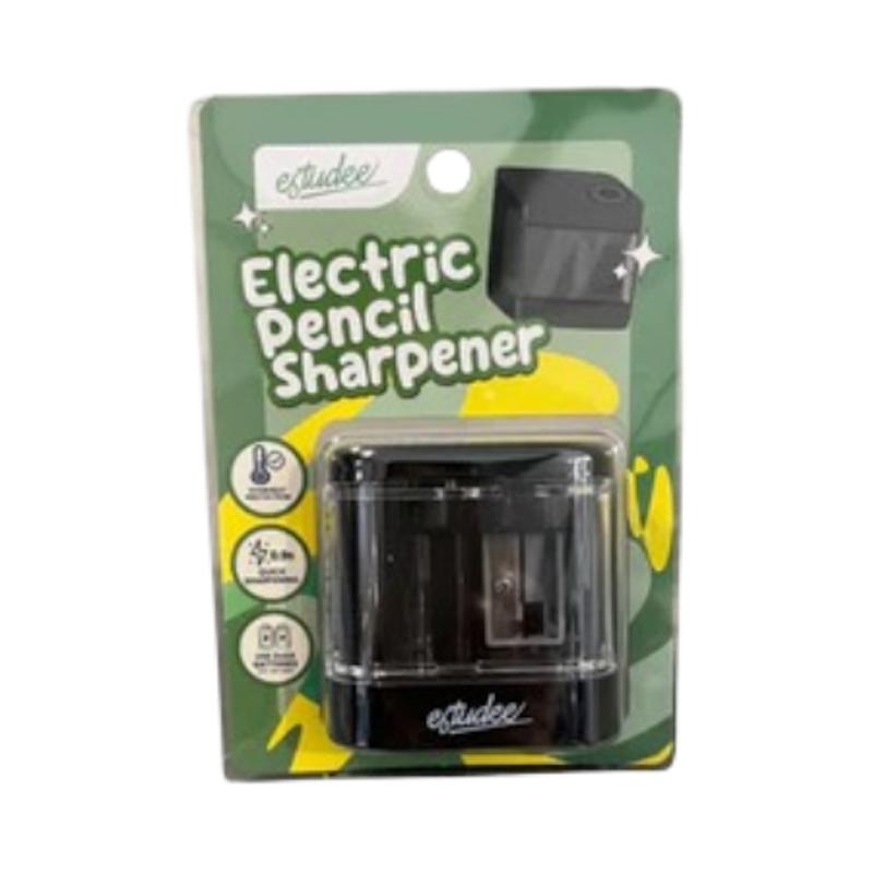 Estudee Electric Pencil Sharpener Black 1