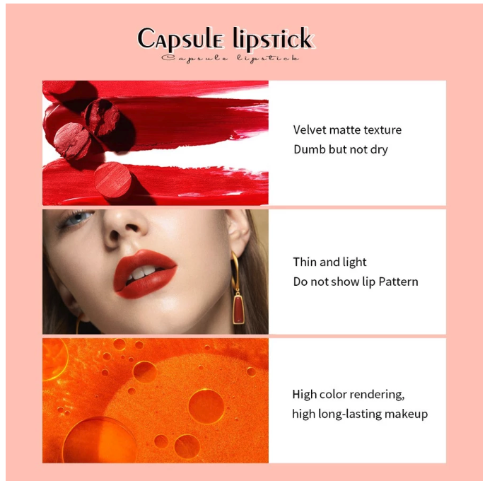 Beauty Source Indonesia SANIYE Velvet Lipstik #04 Flamingo K1139 