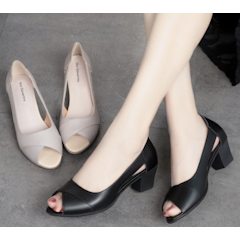 Venus Tory Sepatu Kerja Wanita Pansus Wanita Hak Rendah 5cm