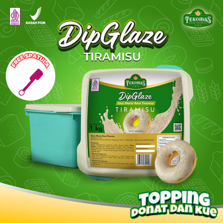 Tekomas Kakao Indonesia Tekomas Dip Glaze Tiramisu