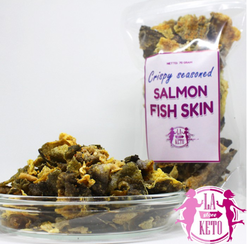 Crispy Seasoned Salmon Fish Skin 1