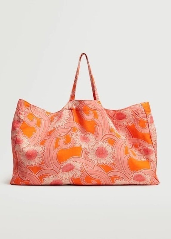 Linen Maxi Shopper Bag 1