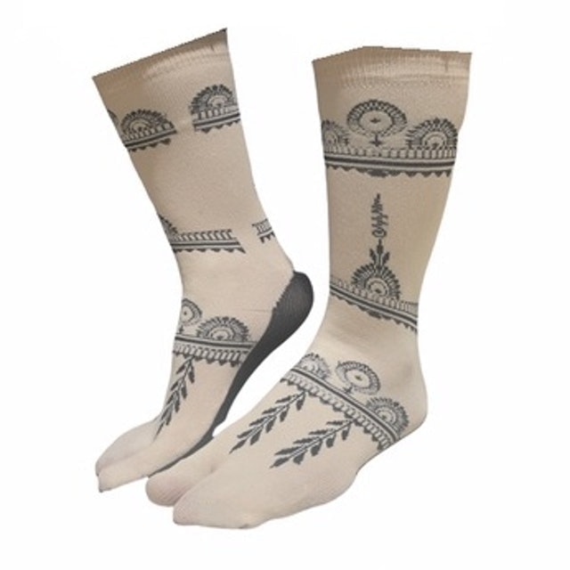 12 Pasang Kaos Kaki Motif Size L