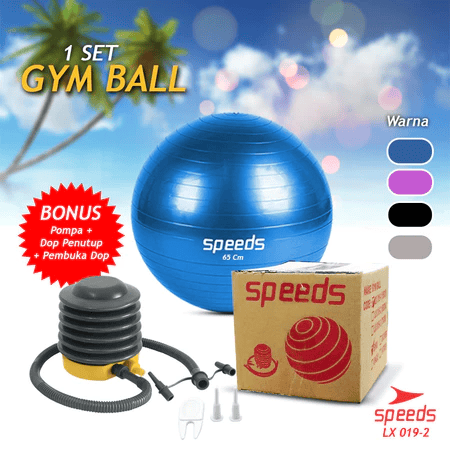 Speeds Indonesia Sidoarjo Speeds Gym Ball Fitness  LX 019-2