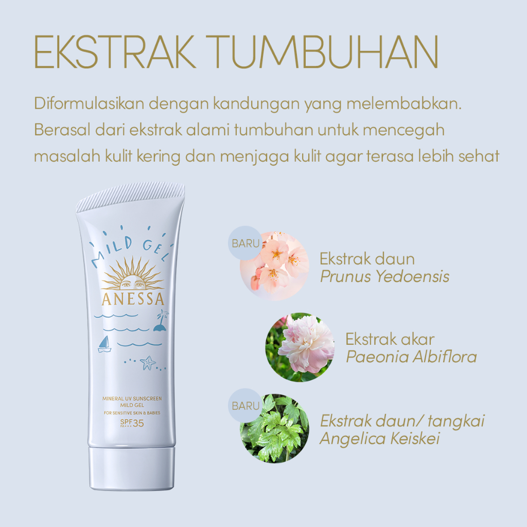 Shiseido Co., Ltd. ANESSA Mineral UV Sunscreen Mild Gel