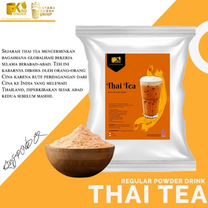 King Powder Bubuk Minuman Rasa Thai Tea 1 kg 2