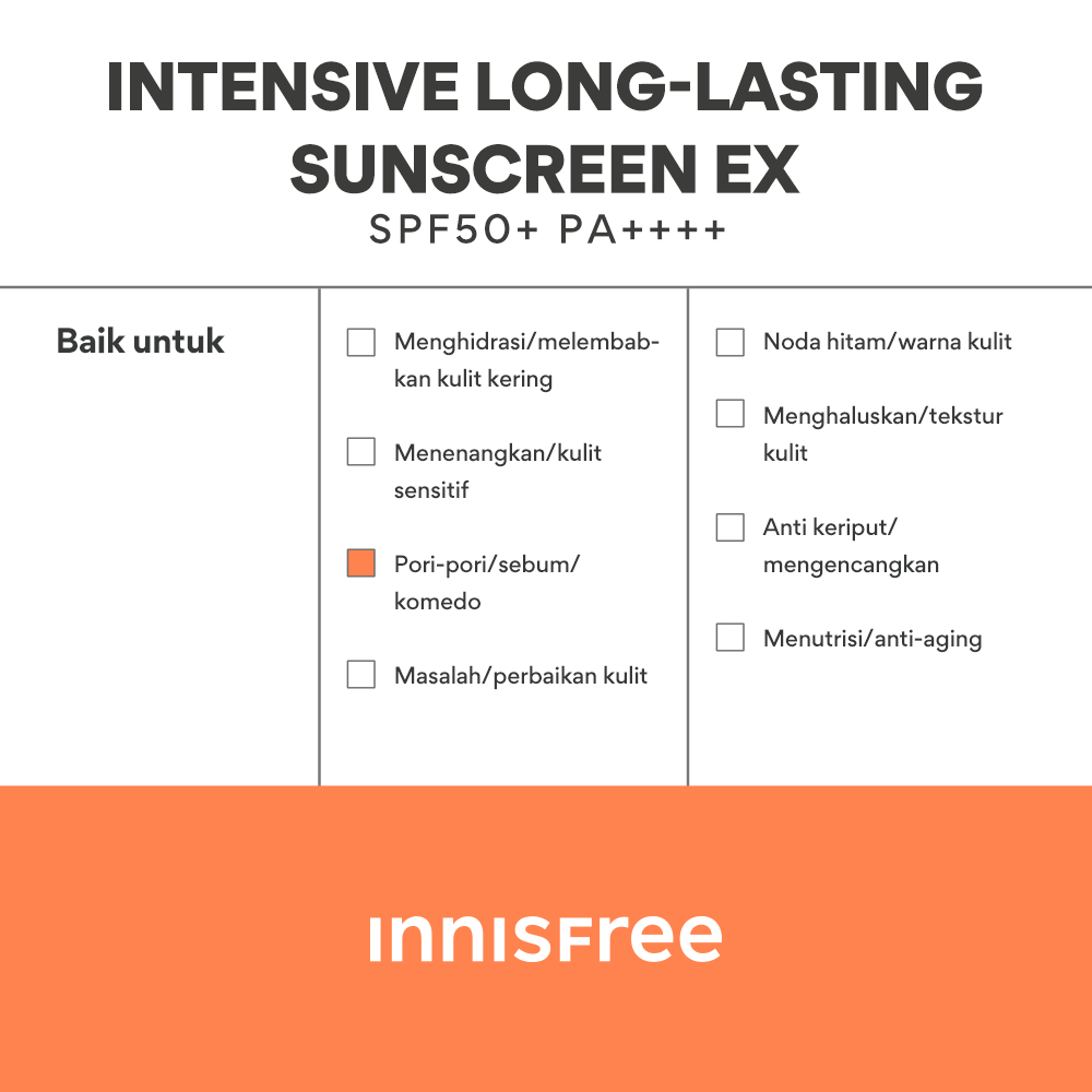 AmorePacific Innisfree Intensive Long-Lasting Sunscreen EX SPF50+ PA++++