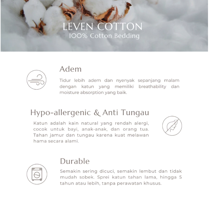 Leven Cotton Leven Cotton Earth Collection Light Sage