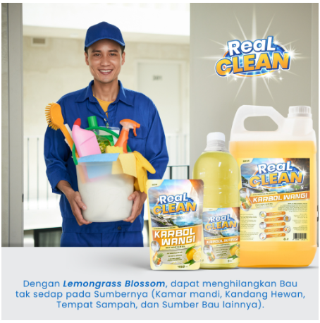 Real Clean Karbol Wangi Lemongrass Blossom 4