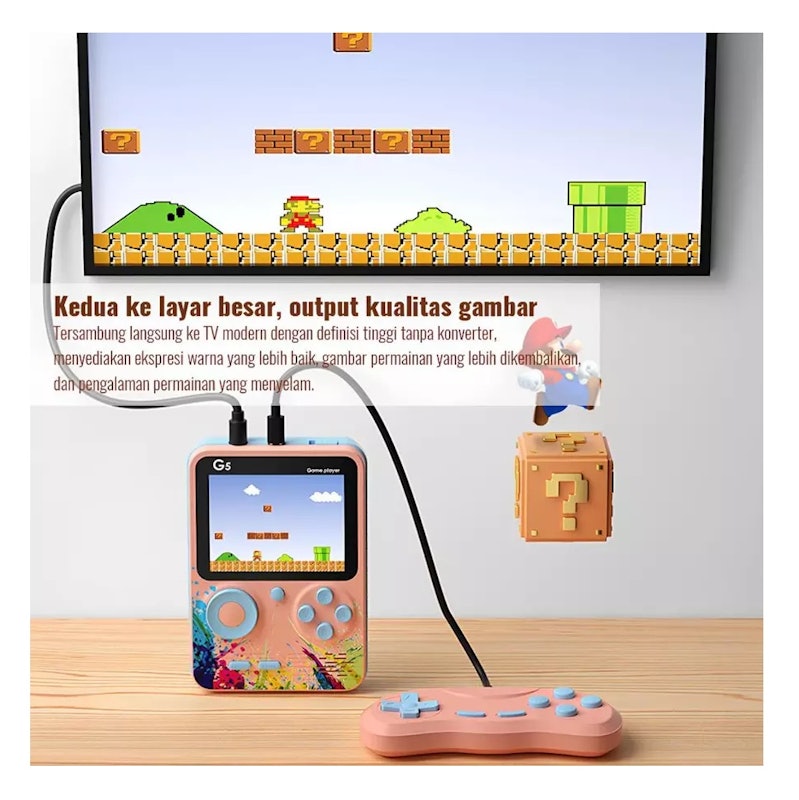 UPLU Game Bot Jadul Retro Mini 500 in 1 4