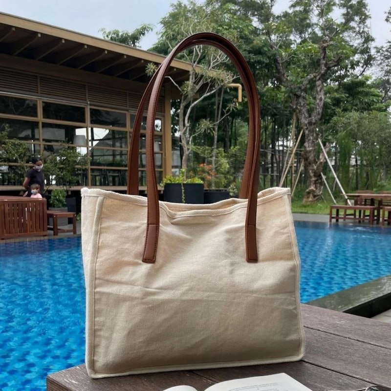 KRUKURI Tote Bag Dara Natural White 3