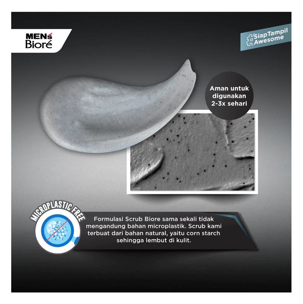 KAO Indonesia Men's Biore Bright Oil Clear