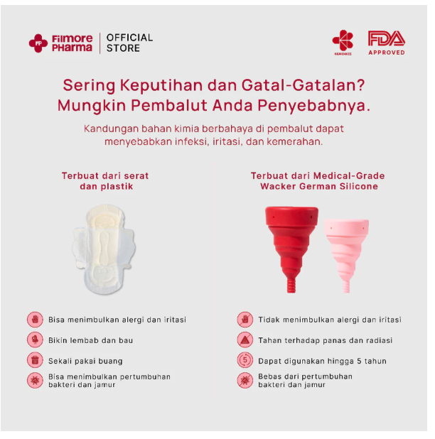 Filmore Pharma Filmore Girlfriend Menstrual Cup