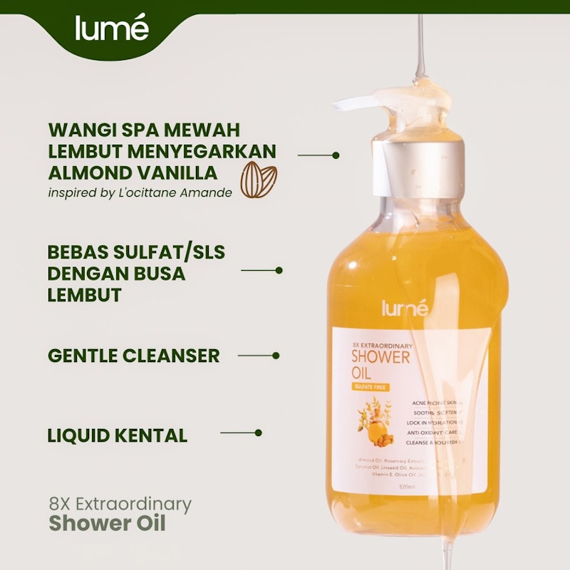 Lume 8x Extraordinary Shower Oil 5