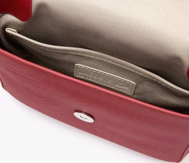 Lacoste Women’s Daily Classic Piqué Canvas Shoulder Satchel LACNF3604DCC88