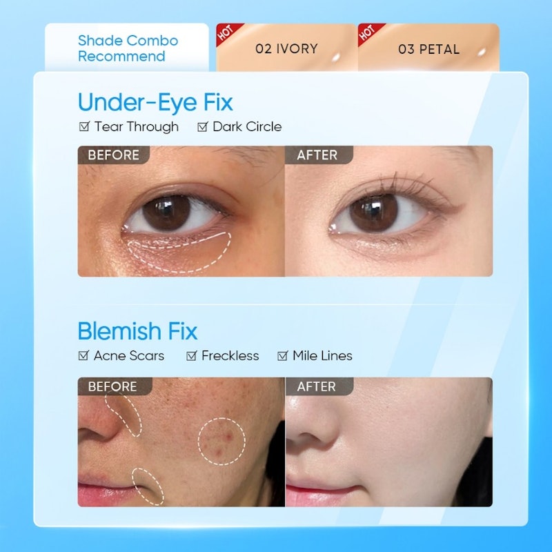 Cover Perfect Serum Concealer 00 Porcelain 4