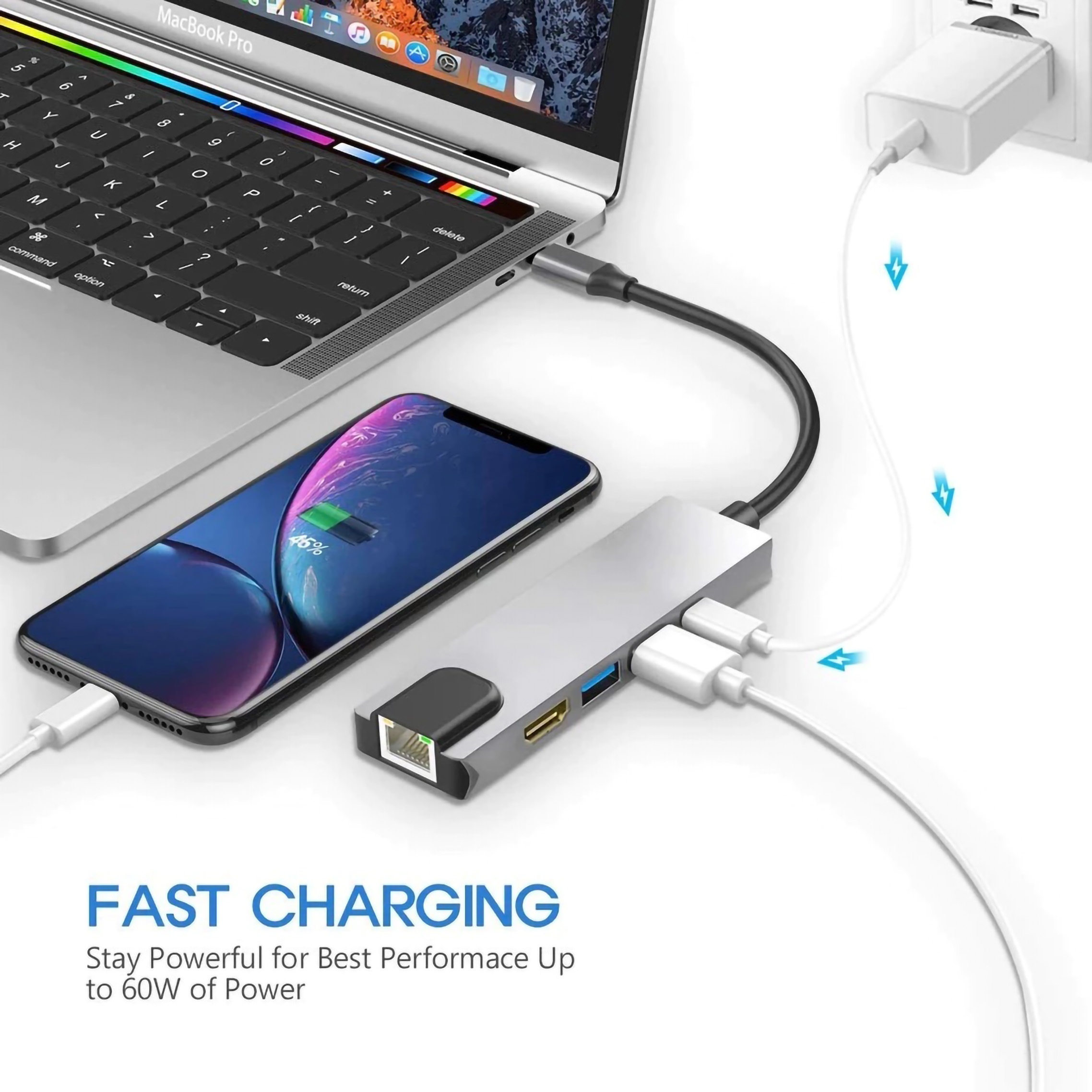 MeTiko Converter 5in1 Type-C to HDMI 3