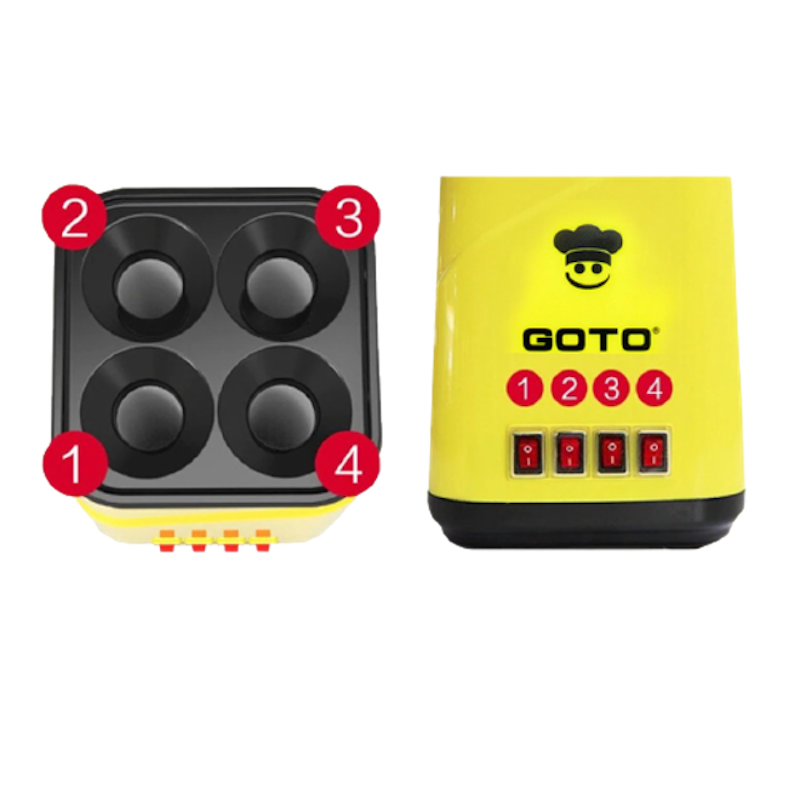 Pro 4 Hole Egg Roll Maker 2