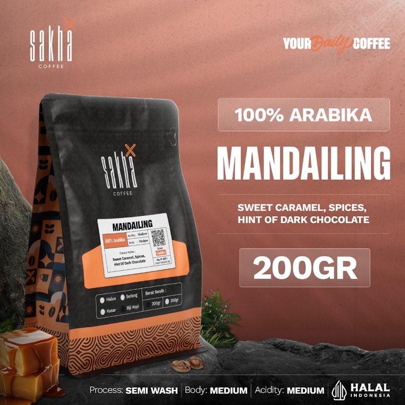 Sakha Coffee Arabika Mandailing 2