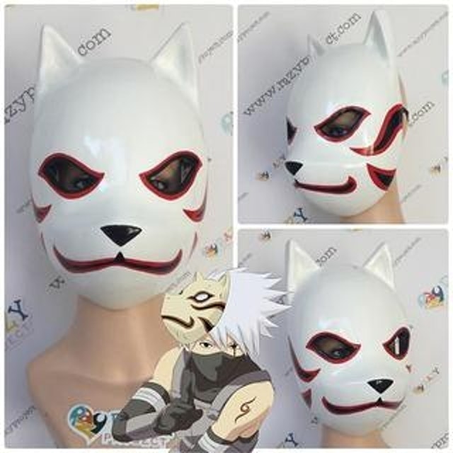 Topeng Kucing Kayu Anbu 5