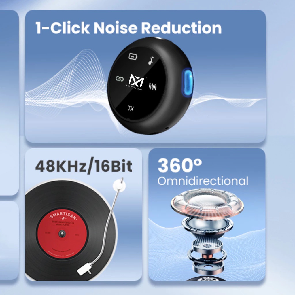  Mayy K31 Wirelles Microphone 2-In-1